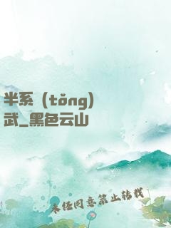 半系統(tǒng)機武