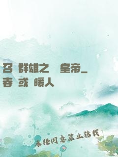 召喚群雄之無敵皇帝