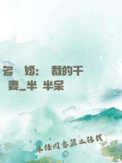 名門閃婚：總裁的千億寵妻