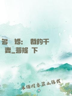 名門閃婚：總裁的千億寵妻