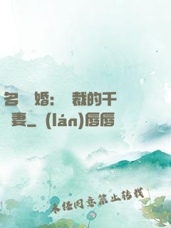 名門閃婚：總裁的千億寵妻