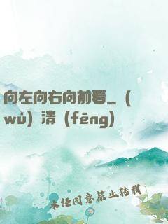 向左向右向前看