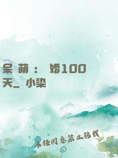 呆媽萌寶：試婚100天