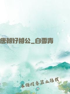 唐朝好相公