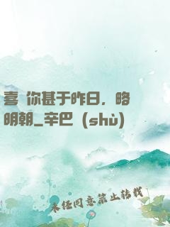 喜歡你甚于昨日，略匱明朝