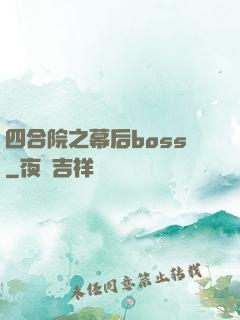 四合院之幕后boss