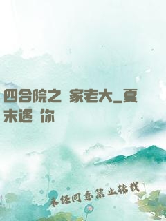 四合院之閻家老大