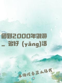 回到2000年做游戲