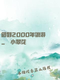 回到2000年做游戲