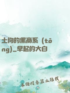 土狗的黑商系統(tǒng)