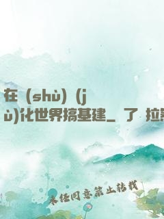 在數(shù)據(jù)化世界搞基建