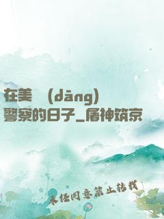 在美國當(dāng)警察的日子