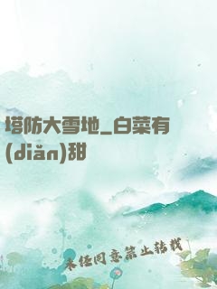 塔防大雪地