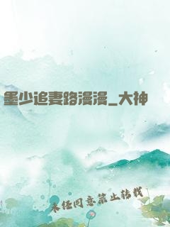 墨少追妻路漫漫