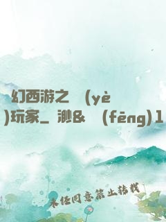 夢幻西游之職業(yè)玩家