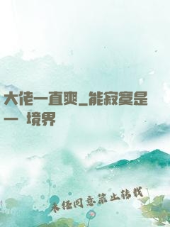 大佬一直爽