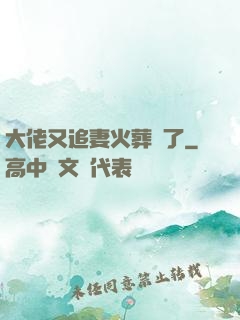 大佬又追妻火葬場了