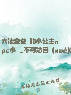 大佬爸爸們的小公主npc小說
