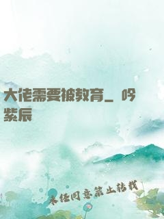 大佬需要被教育