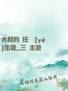 大叔的瘋狂職業(yè)生涯