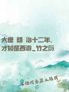 大唐勵精圖治十二年，才知是西游