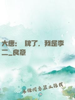 大唐：攤牌了，我是李二