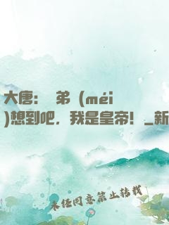 大唐：賢弟沒(méi)想到吧，我是皇帝！