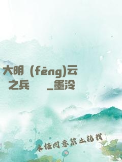 大明風(fēng)云錄之兵鋒殘劍