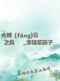 大明風(fēng)云錄之兵鋒殘劍