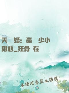 天價寵婚：豪門闊少小甜心