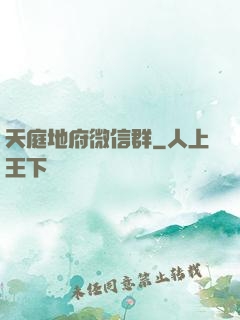 天庭地府微信群