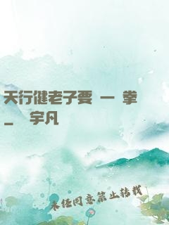 天行健老子要揮一億拳