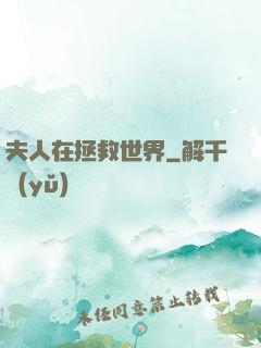 夫人在拯救世界