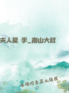 夫人莫動手