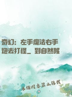 奇幻：左手魔法右手槍炮去打怪