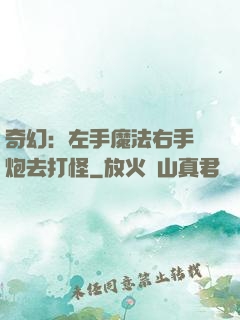 奇幻：左手魔法右手槍炮去打怪