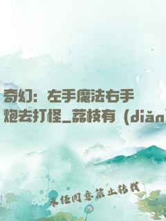 奇幻：左手魔法右手槍炮去打怪
