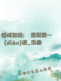 婚成名就：歡喜娶妻一點(diǎn)通