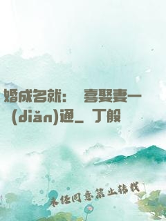 婚成名就：歡喜娶妻一點(diǎn)通