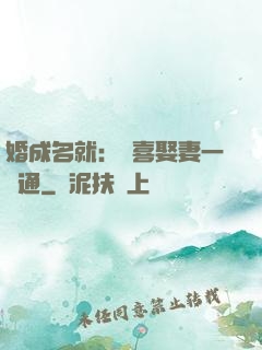 婚成名就：歡喜娶妻一點通