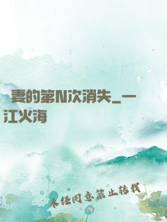 嬌妻的第N次消失