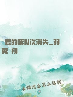 嬌妻的第N次消失