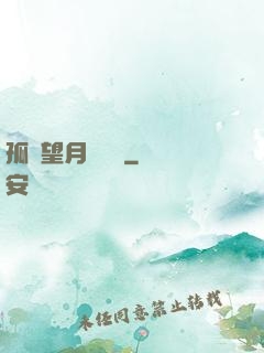 孤樓望月幾時圓