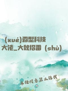 學(xué)霸型科技大佬