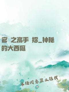 官場之高手過招