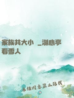 家族共大小說