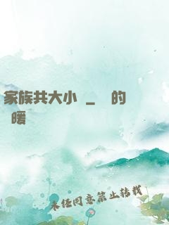 家族共大小說