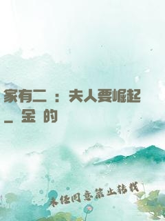 家有二寶：夫人要崛起
