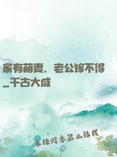 家有萌妻，老公嫁不得