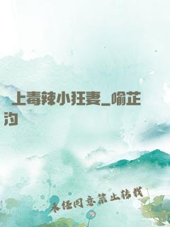 寵上毒辣小狂妻